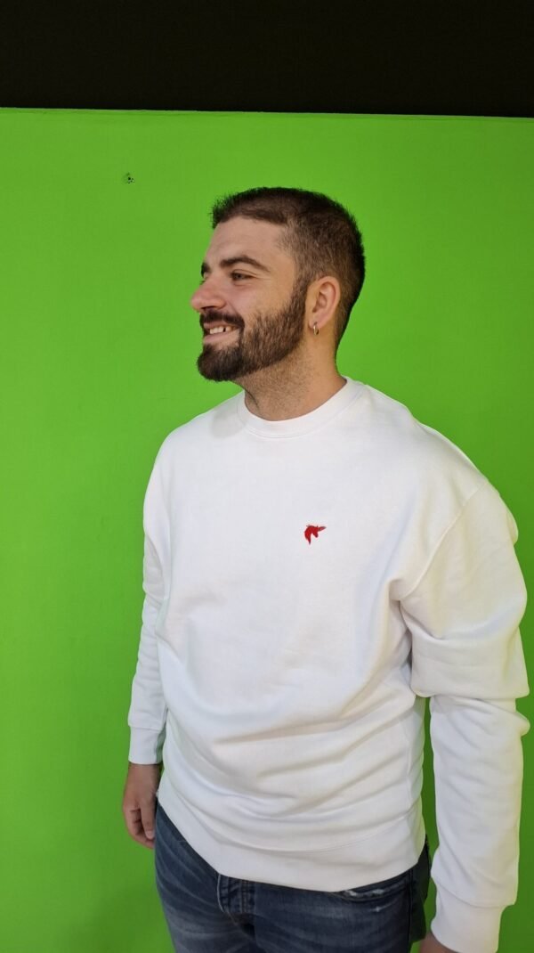 SUDADERA AME CIRCUIT BLANCA - Imagen 2