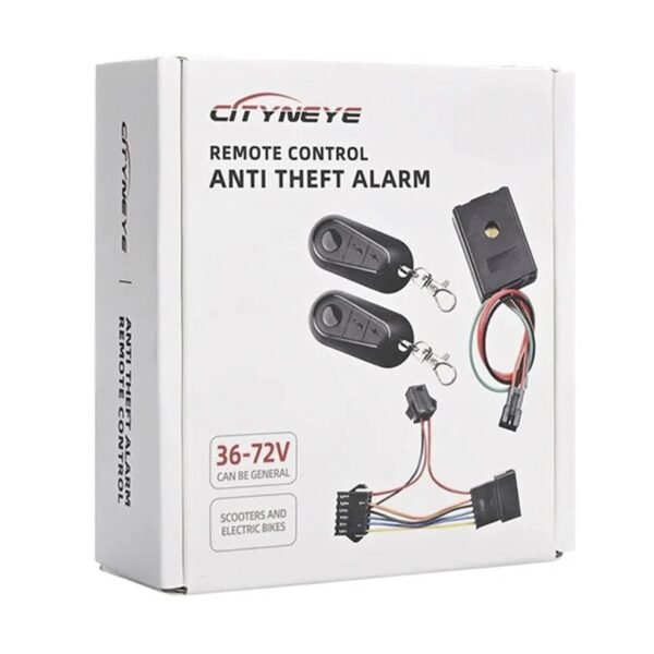 Alarma Antirobo para Patinetes Eléctricos y E-bikes. 36-72V con control remoto - Imagen 2